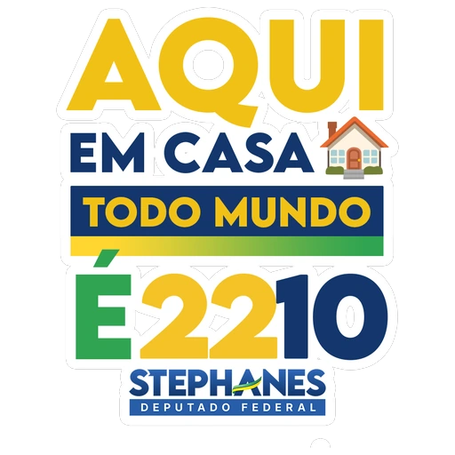Figurinha: Aqui em casa é 2210