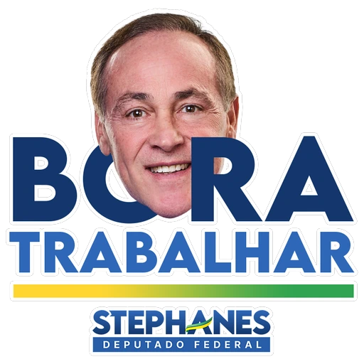 Figurinha: Bora trabalhar