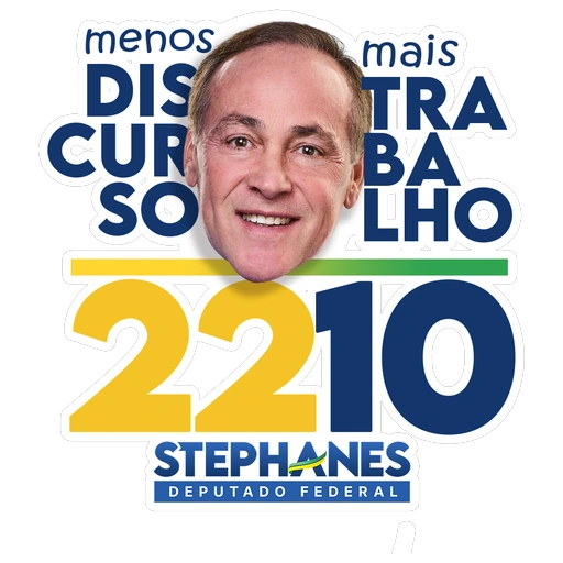 Figurinha: Menos discurso, mais trabalho