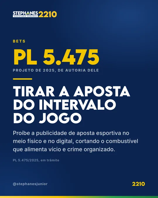 Card: freio na propaganda de bets