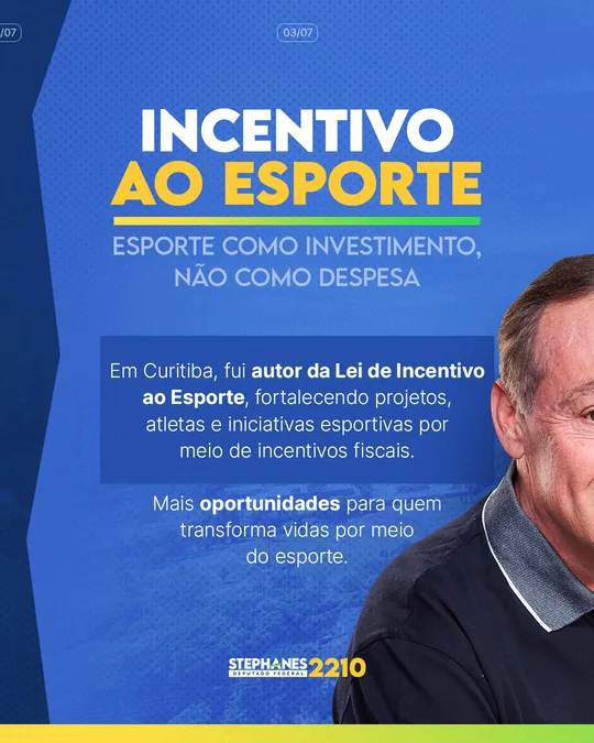 Card: lei de incentivo ao esporte