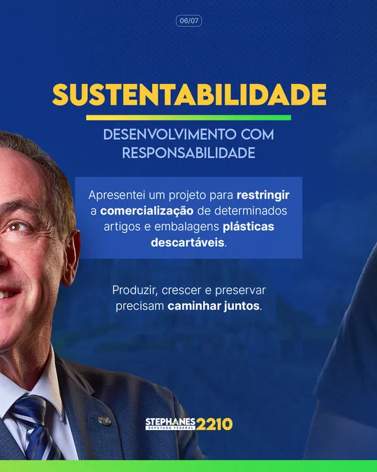 Card: freio no plástico descartável