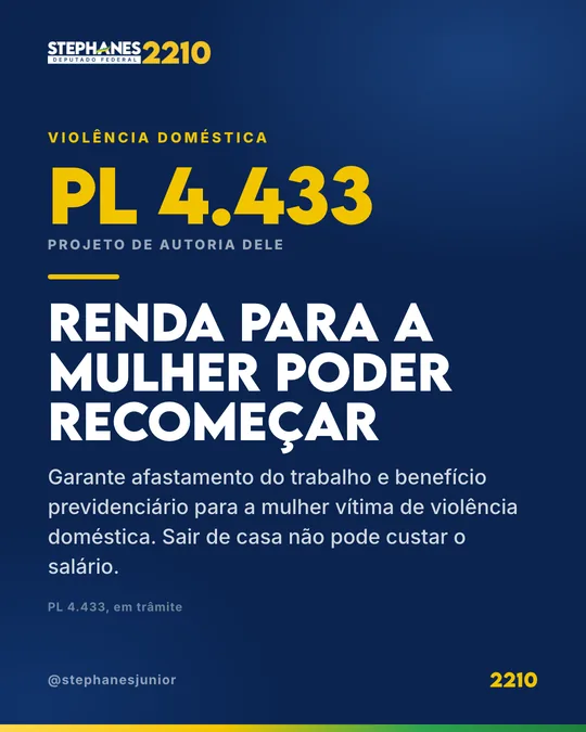 Card: renda para a mulher recomeçar