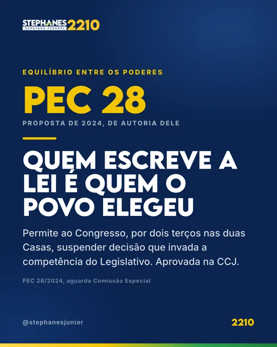 Card: equilíbrio entre os poderes