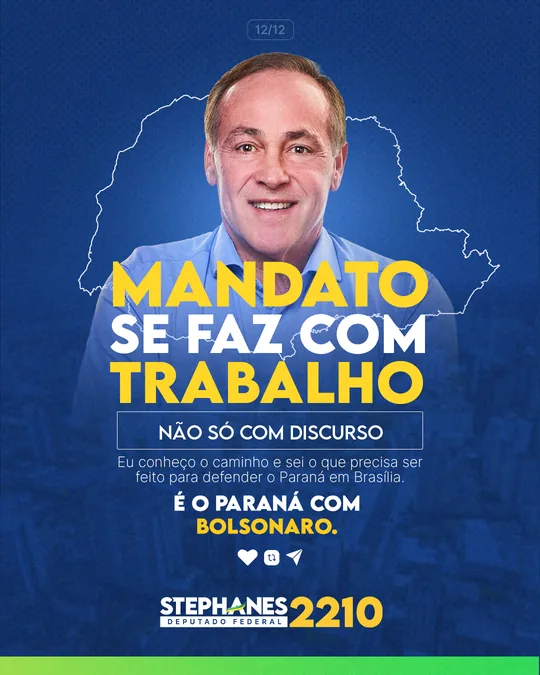 Card: mandato se faz com trabalho